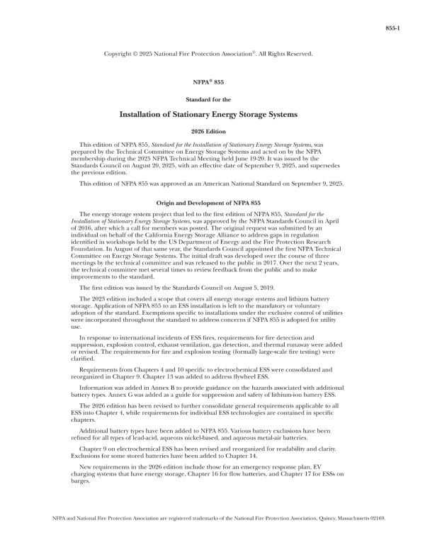 NFPA 855 PDF NFPA 855 PDF