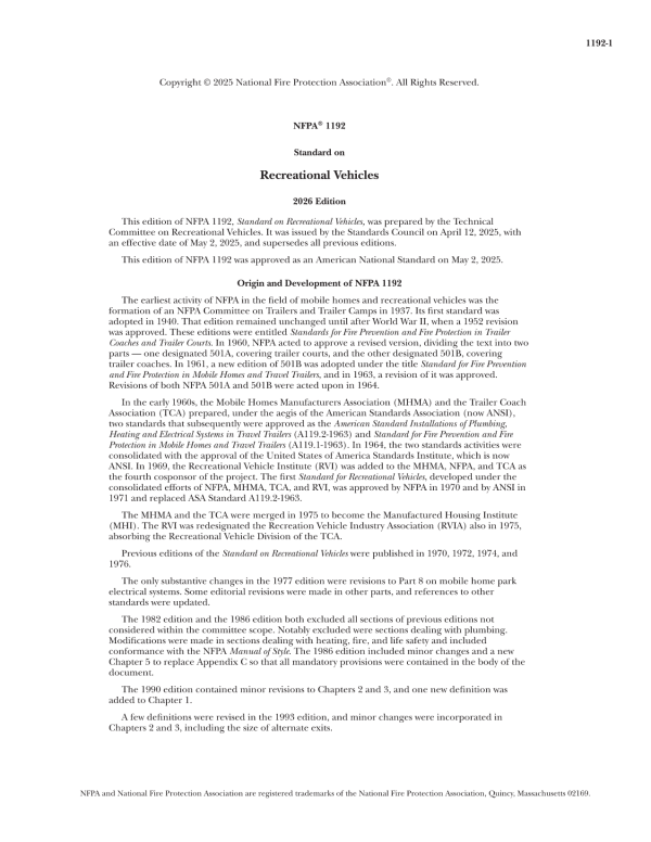 NFPA 1192 PDF NFPA 1192 PDF