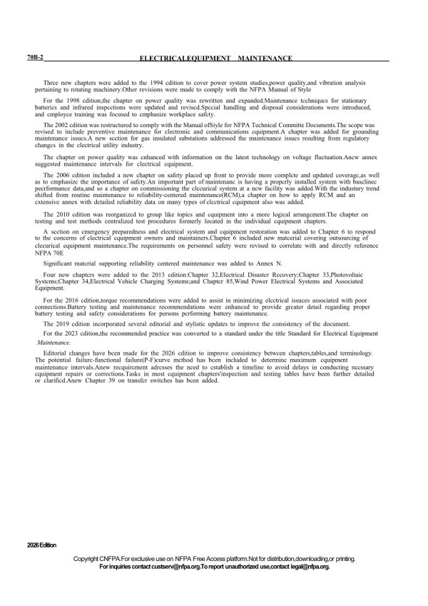 NFPA 70B PDF NFPA 70B PDF